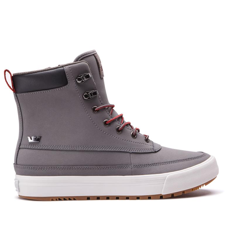 Zapatillas Altas Supra Argentina Hombre - OAKWOOD Gris (BTPOK-4290)